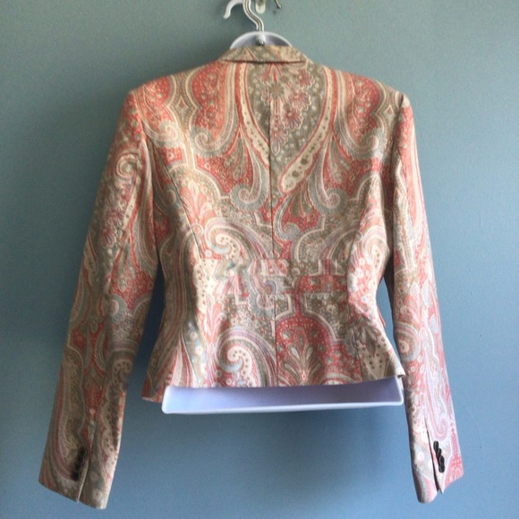 Tommy Hilfiger Spring Paisley Jacket Size 8 - Picture 5 of 9
